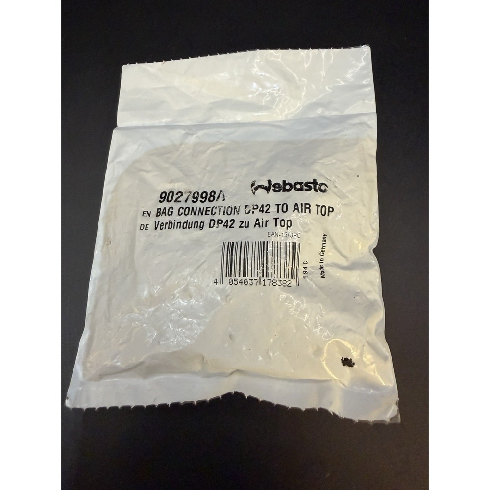 Webasto 9027998A Connection DP42 to Air‎ Top Genuine Heater Part New